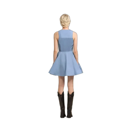 Popeline Sleeveless Mini Dress