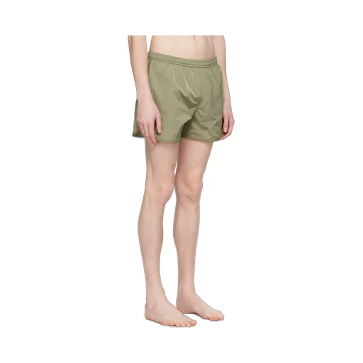 Elastic Waistband Swim Shorts