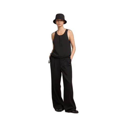 Drawstring Sleeveless Tank Top