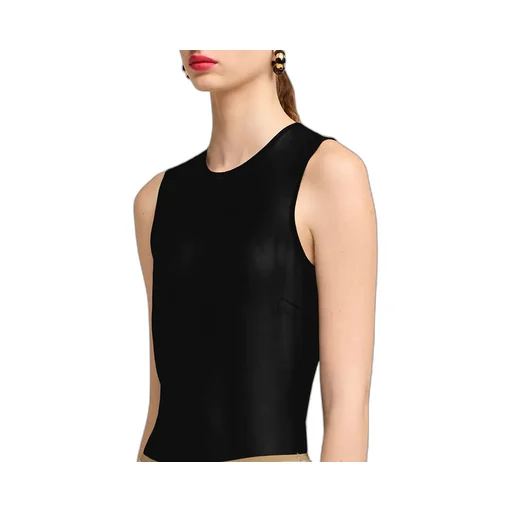 Semi-Sheer Sleeveless Top