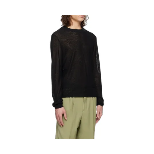 Round-Neck Long-Sleeved Sweater