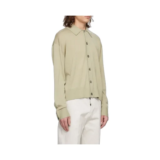 Long-Sleeved Button-Up Cardigan