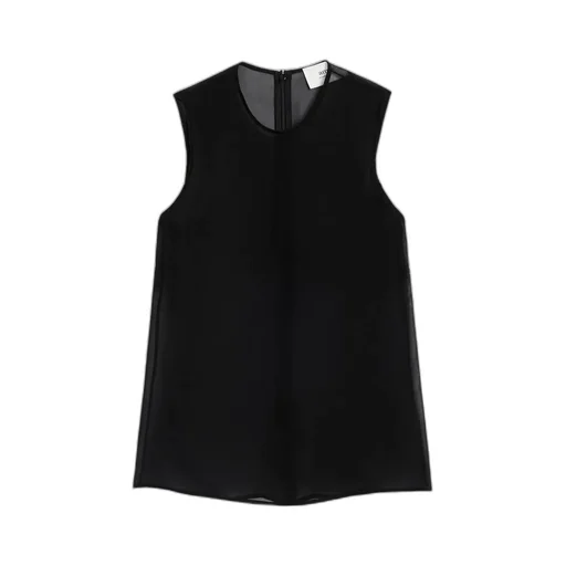 Semi-Sheer Sleeveless Top