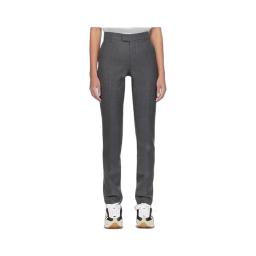 Logo Wool Casual Pants