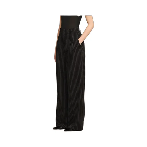 High-Waisted Casual Pants