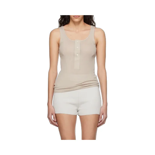 Button Detailed Tank Top