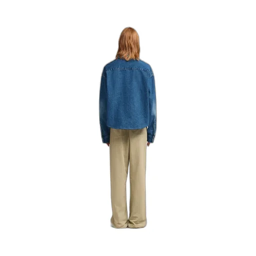 Ami Button-Up Denim Shirt