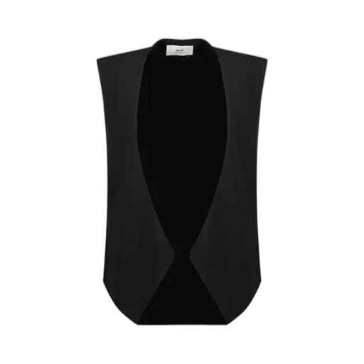 Open-Front V-Neck Waistcoat