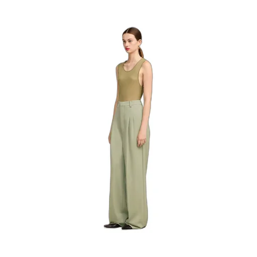 Wide Leg Pleated Pants