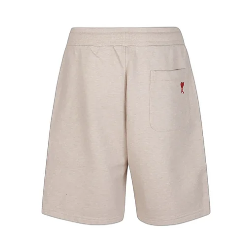 Logo Embroidered Drawstring Knitted Shorts