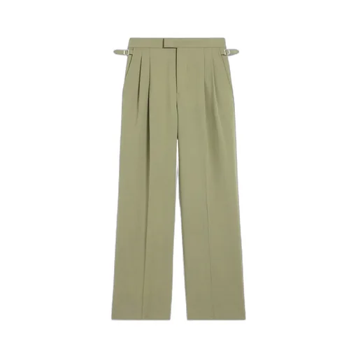 High Waist Straight Leg Pants