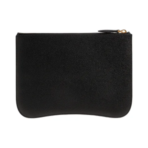 Logo Plaque Zipped Pouch