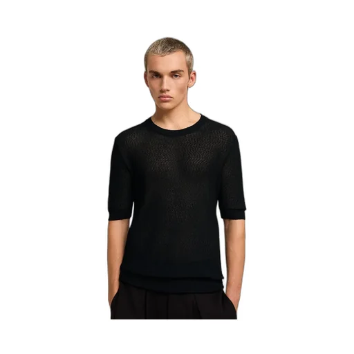Crewneck Knitted T-Shirt