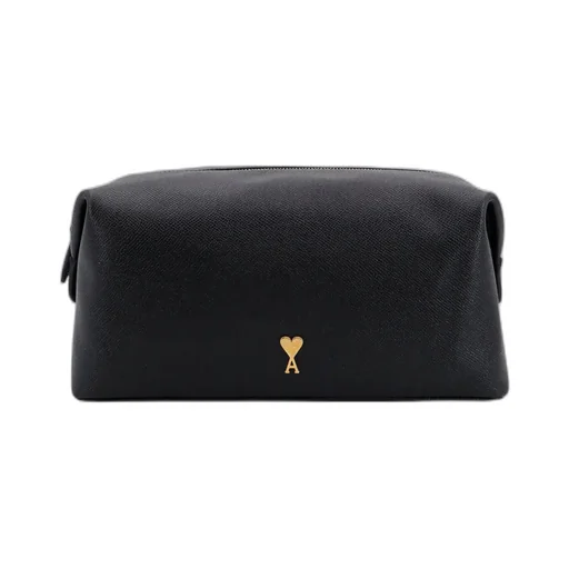 Logo Plaque Zip-Up Toilet Pouch