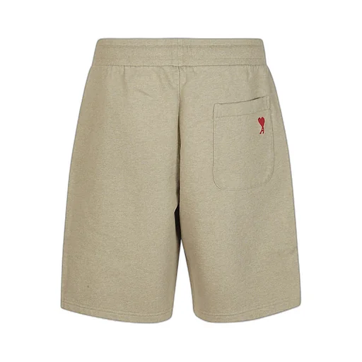 Logo Embroidered Drawstring Knitted Shorts
