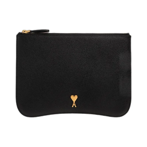 Logo Plaque Zipped Pouch