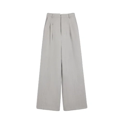 Pleated Wide-Leg Palazzo Pants