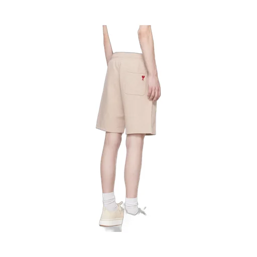 Logo Embroidered Drawstring Knitted Shorts