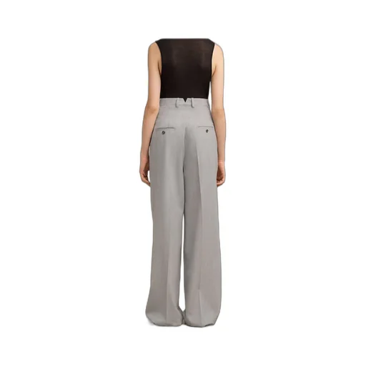 Pleated Wide-Leg Palazzo Pants