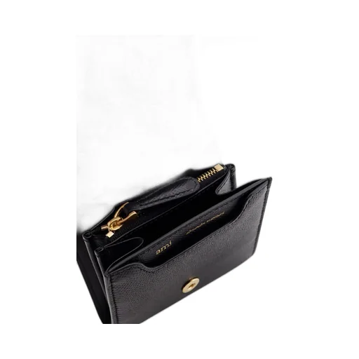 Logo Plaque Tri-Fold Wallet