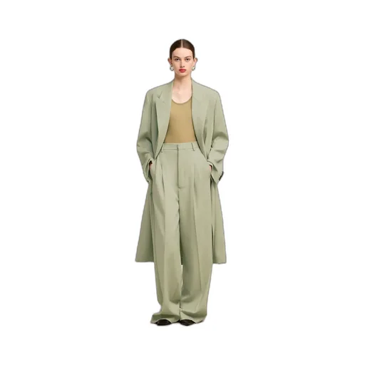 Wide Leg Pleated Pants