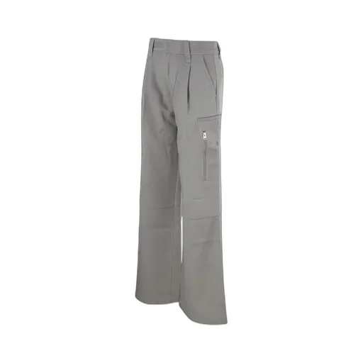 Wide-Leg Virgin Wool Trousers