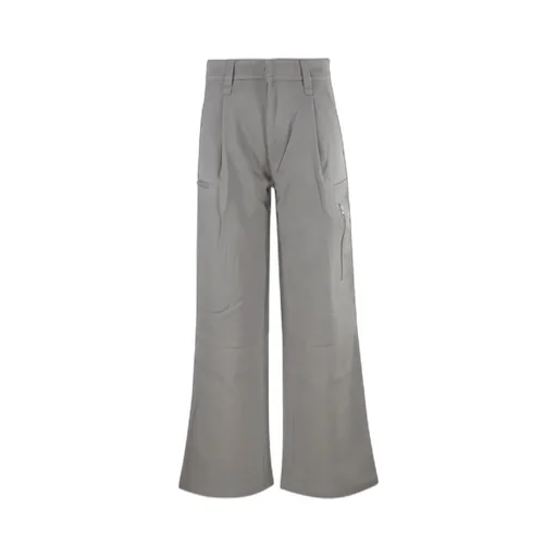 Wide-Leg Virgin Wool Trousers