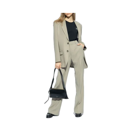 High-Waist Tailored Trousers