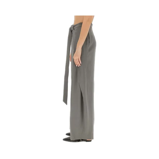 Belted Wide Leg Pants