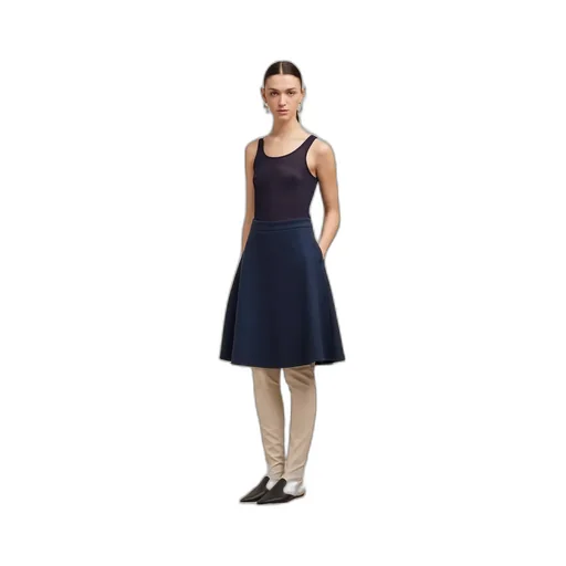 A-Line Wool Skirt
