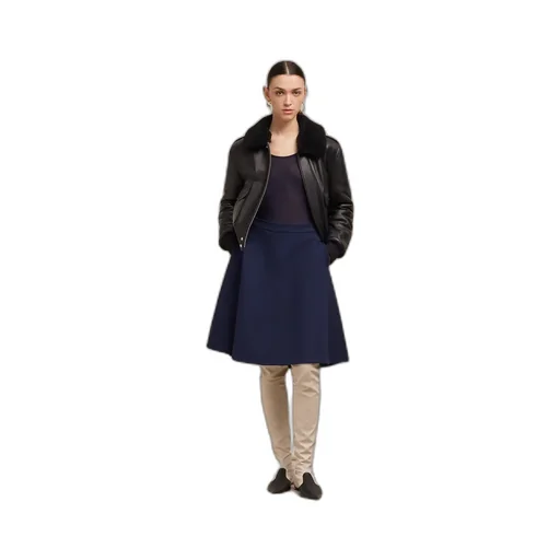 A-Line Wool Skirt