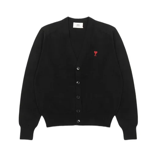 Ami De Coeur Logo Embroidered Buttoned Cardigan