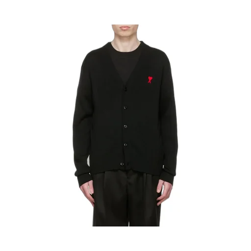 Ami De Coeur Logo Embroidered Buttoned Cardigan