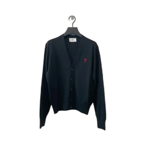 Ami De Coeur Logo Embroidered Buttoned Cardigan