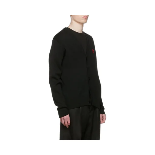 Ami De Coeur Logo Embroidered Buttoned Cardigan