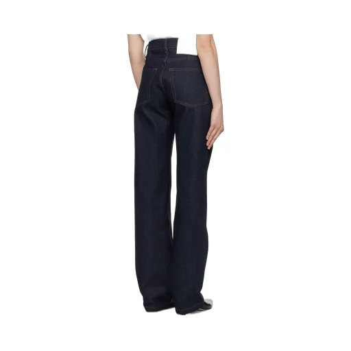 Logo Patch Straight-Leg Jeans