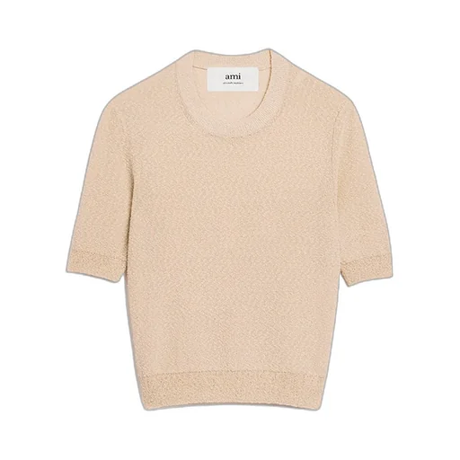 T-Shirt With Round Neck And Short Sleeves