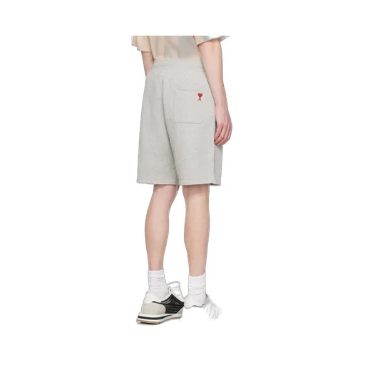 Ami De Coeur Logo Embroidered Drawstring Knitted Shorts