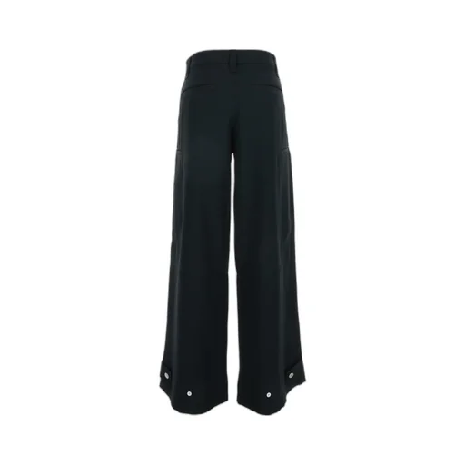 Low-Rise Straight Leg Trousers
