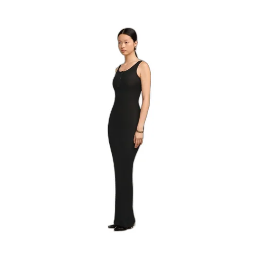 Ribbed Sleeveless Dress