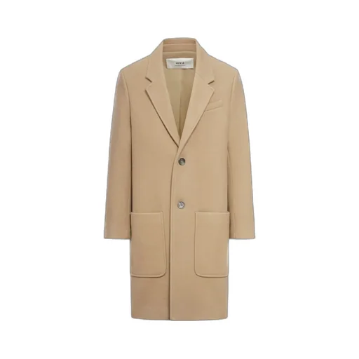 Wool Long-Sleeved Coat