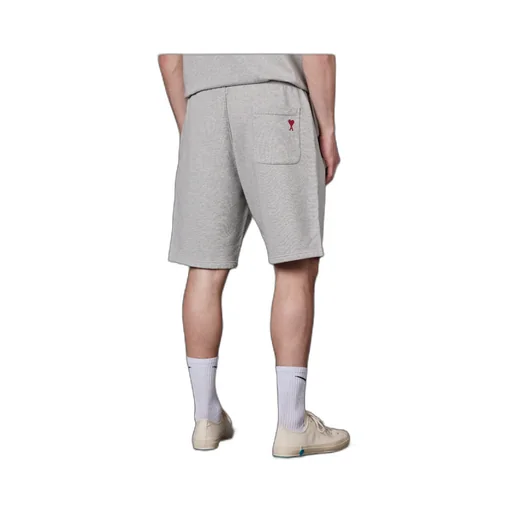 Ami De Coeur Logo Embroidered Drawstring Knitted Shorts