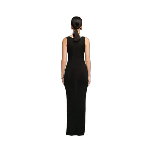 Ribbed Sleeveless Dress