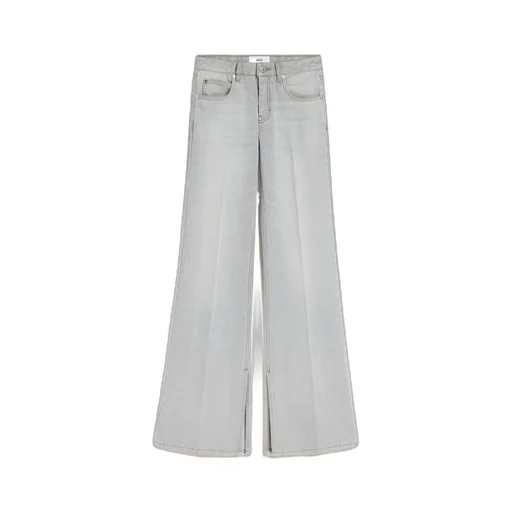 Slitted Flared Jeans