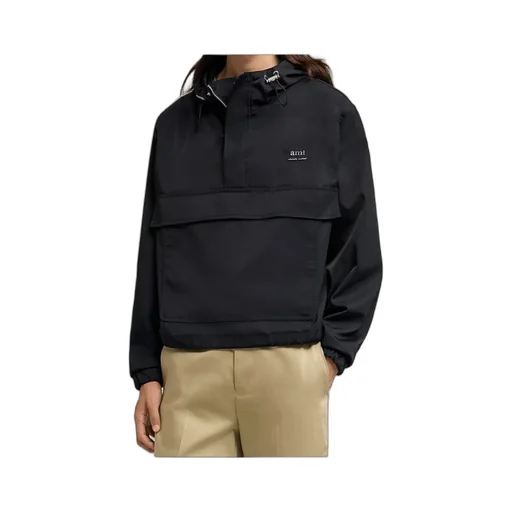 Logo Lettering Hooded Jacket