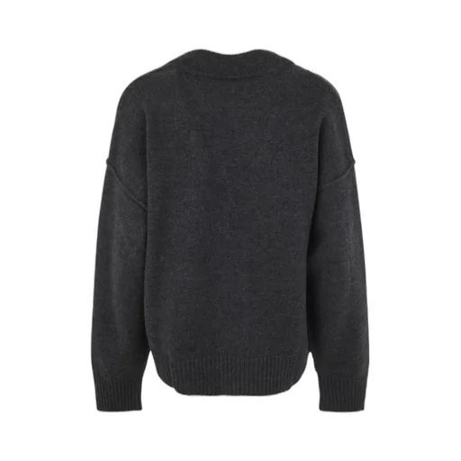 Long-Sleeved Knitted Cardigan