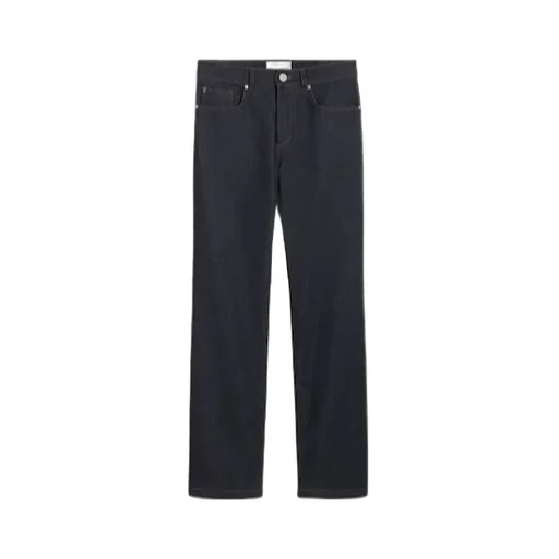 Logo Patch Straight-Leg Jeans