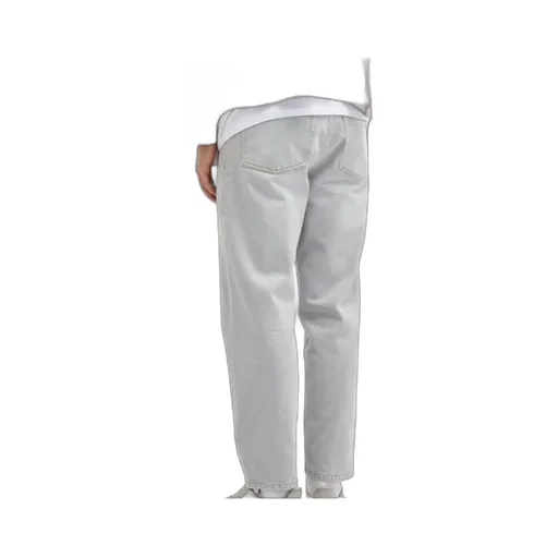 Logo Patch Straight Leg Jeans