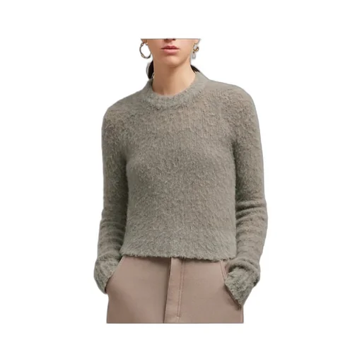 Brushed Crewneck Knitted Jumper