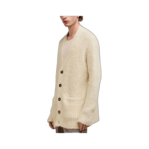 V-Neck Ribbed Cardigan